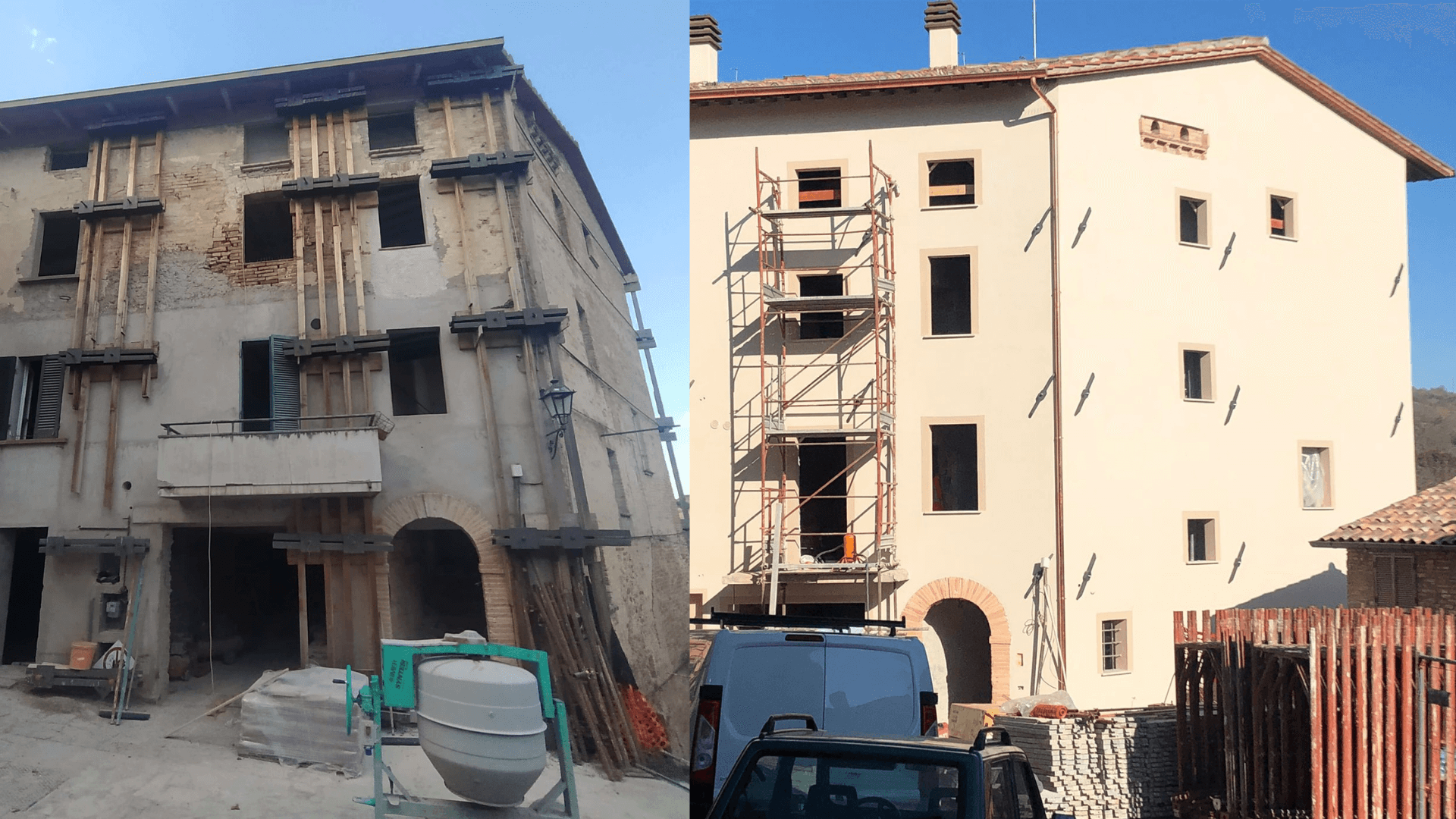 Ristrutturazione immobile borgo storico di Papiano (PG)
